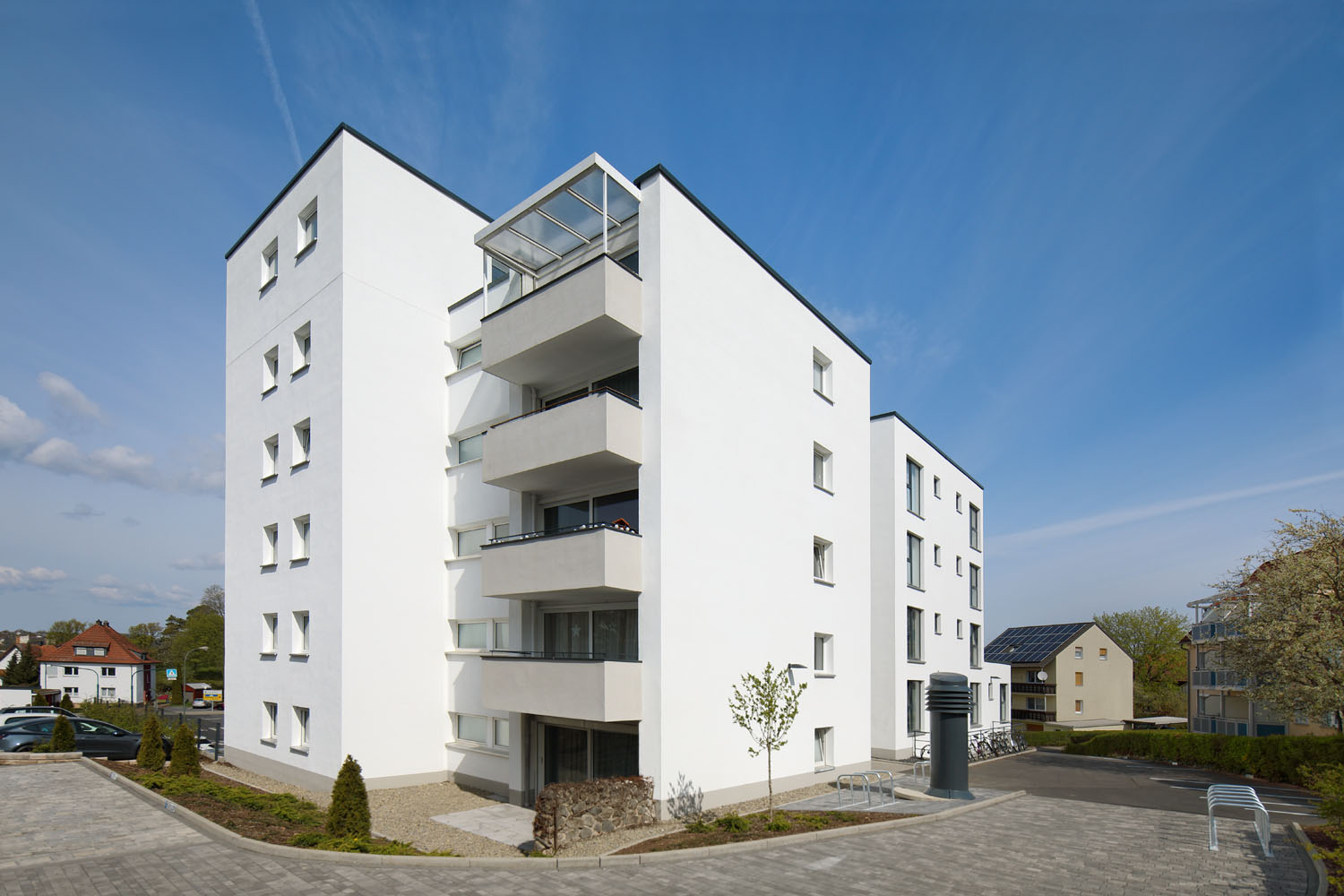 Stürzende Linien_Apartmenthaus Fulda